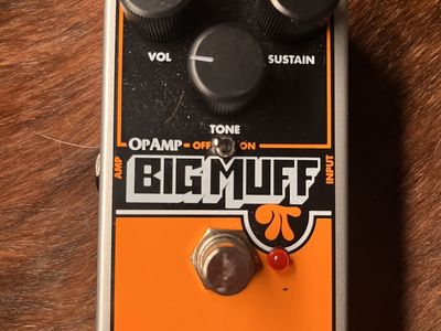 EHX OP-Amp Big Muff Fuzz Distortion Guitar Pedal