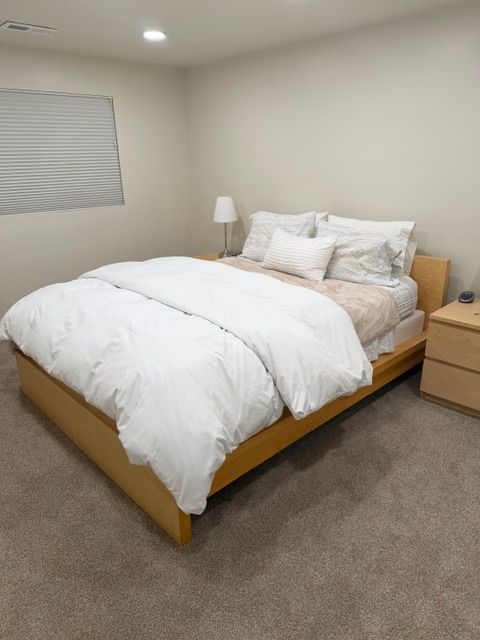 Ikea Malm Bedroom Set Oak Vaneer