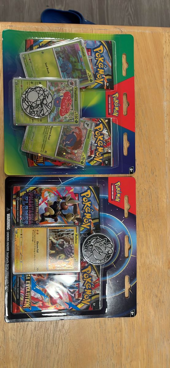 Pokemon TCG Sealed Blisters: Vileplume & Raikou Promos w/ Booster Packs & Coins