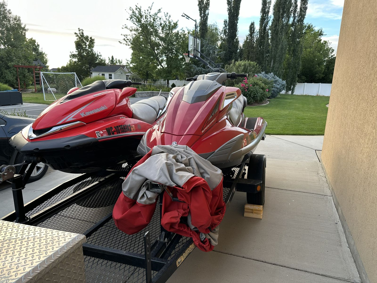 Freshwater Jet Ski Package – Yamaha SHO + Kawasaki 250X + Double Trailer