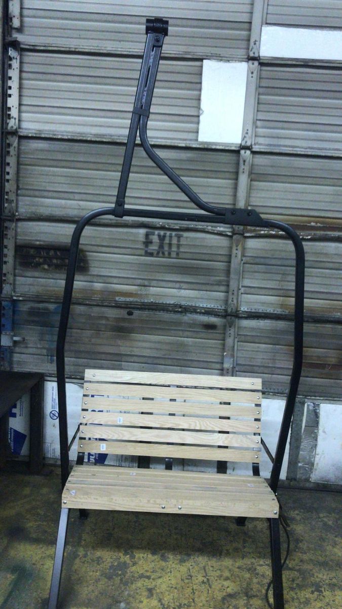 Authentic Ski lift chair bench