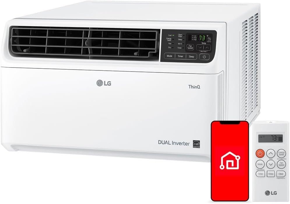 LG 23,500 BTU Dual Inverter Smart Window AC – WiFi – $724 Retail
