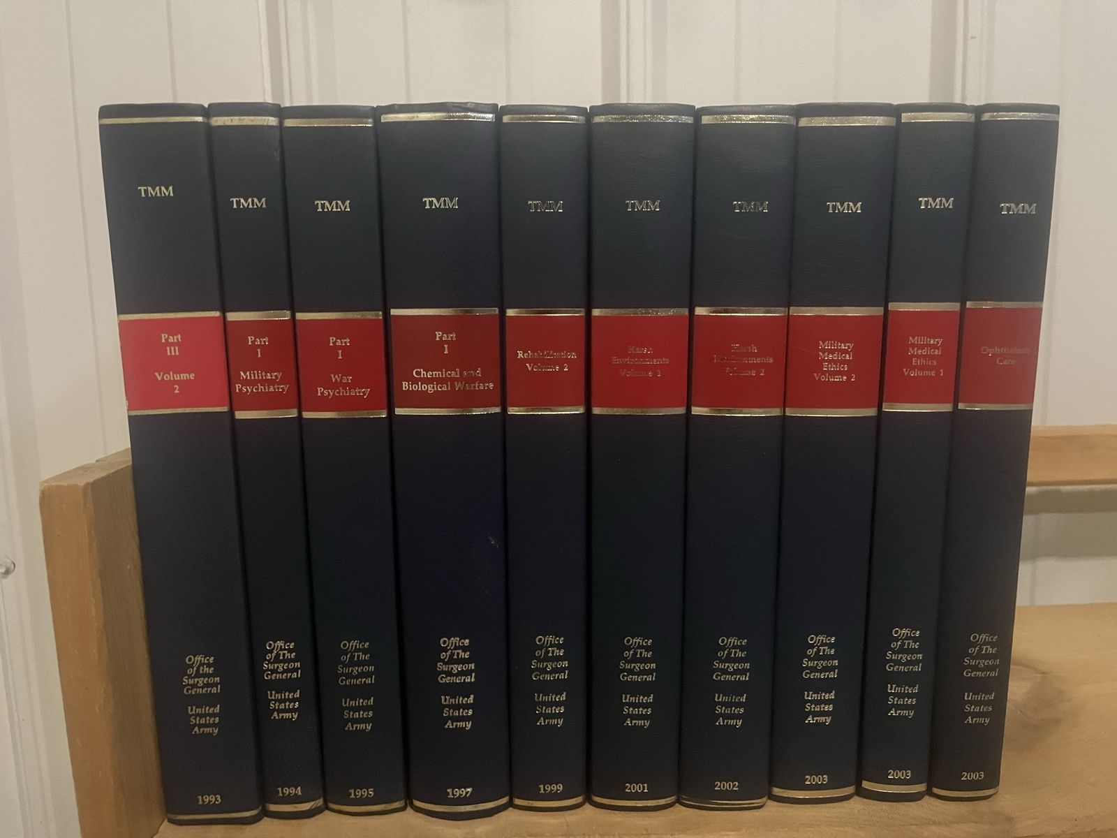 Textbooks of Military Medicine: Office of the Surgeon General United States Army 1993-2003