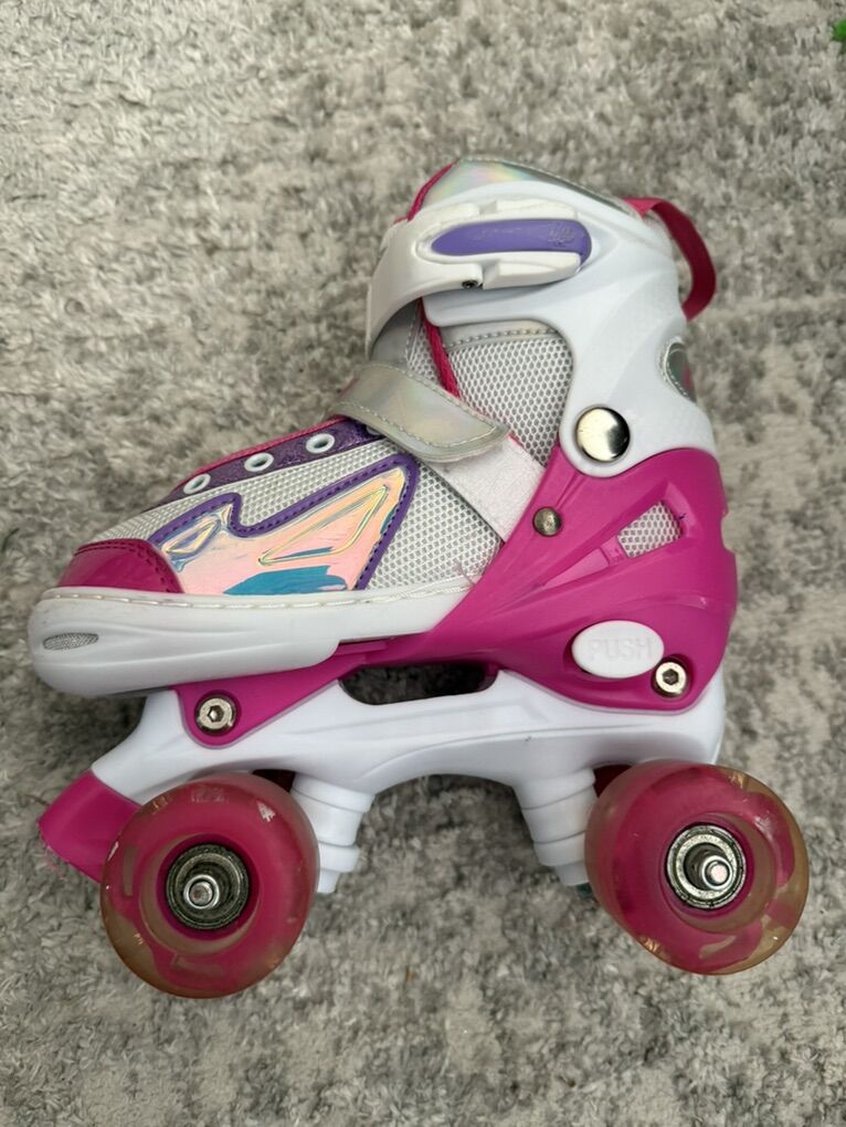 Child Roller Skates Adjustable Size 10-1