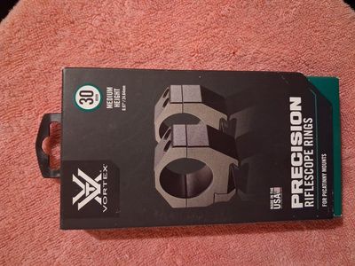 Vortex Precision Matched Riflescope Rings, 30mm