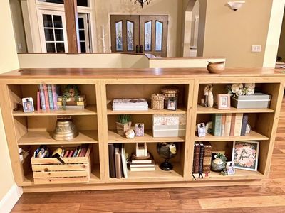 Built in bookshelf