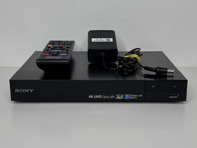 Sony BDP-BX650 4K Blu-ray Disc Player - Black / Remote Control & HDMI Cable. Tested. Excellent Conditions!
