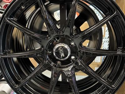XXR 527R 19x8.5 Black brand new set of 4 wheels lug pattern 5x 4.5 +35 Offset