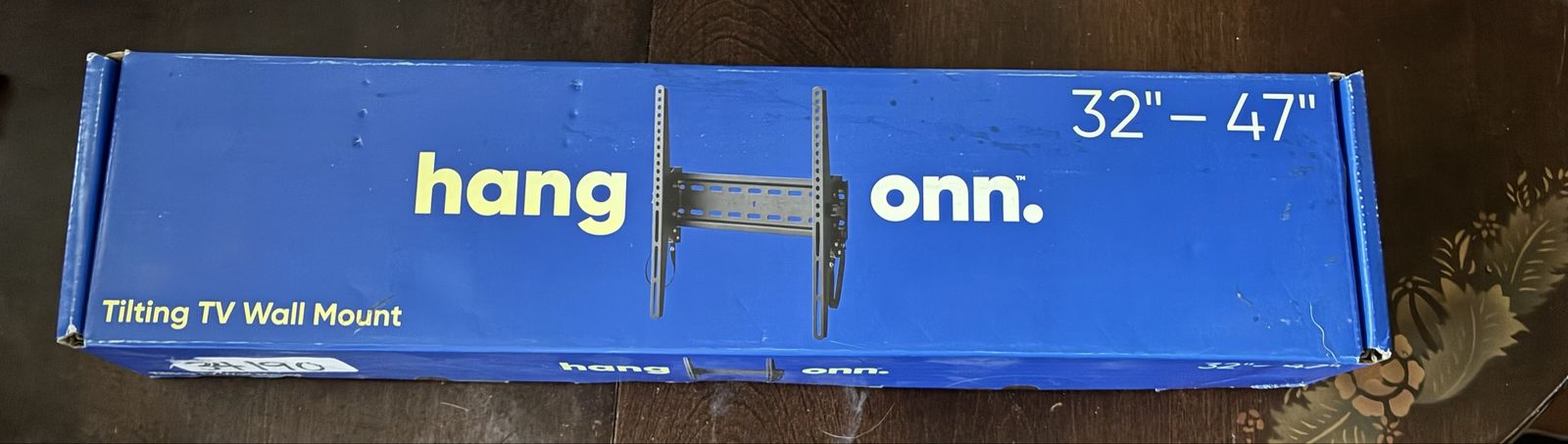 onn. Tilting TV Wall Mount for 32"-47" TVs, VESA 75x75-400x400mm, Holds up to 88 lbs