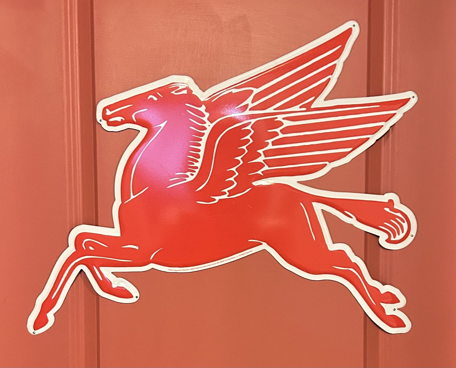 Red Pegasus Sign