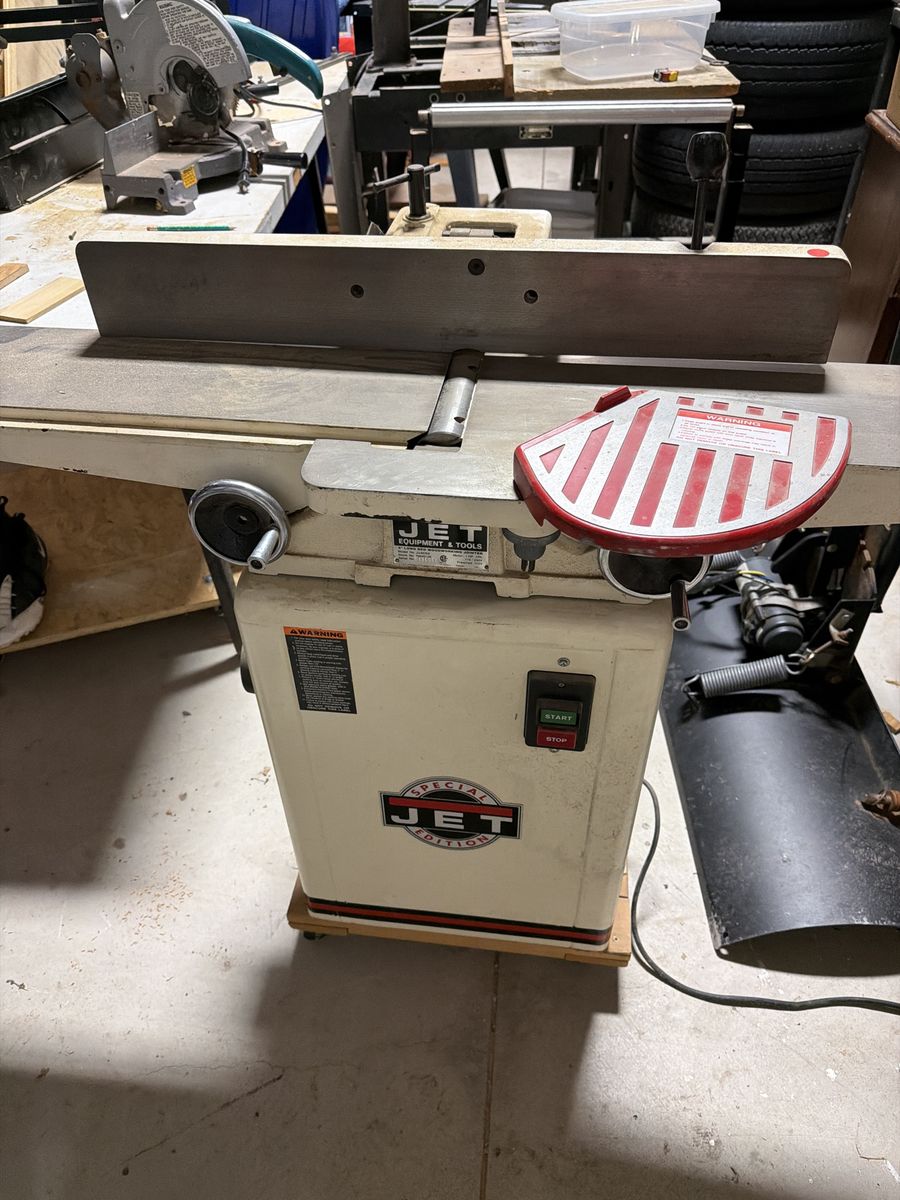 JET JJ-6CSX 6" Long Bed Woodworking Jointer 1HP 115/230V