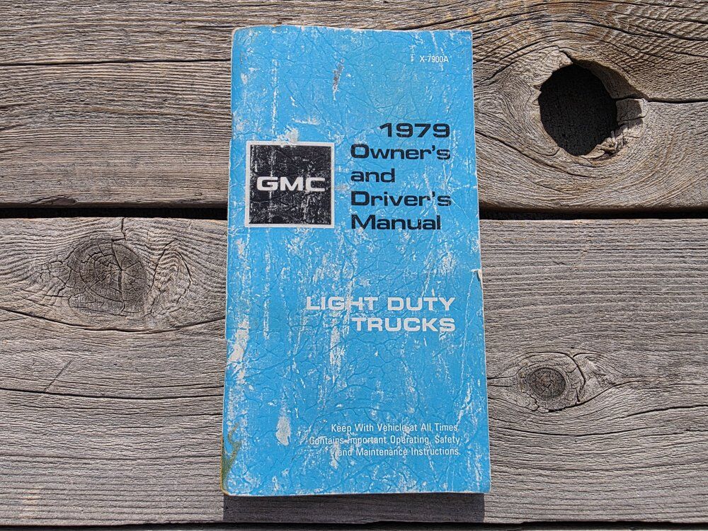 1979 GMC Light Duty Truck Owner's Manual