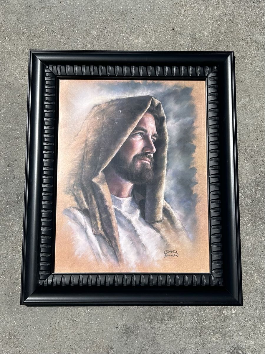 David Bowman "Guardian" Framed Jesus Christ Art Print