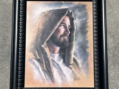 David Bowman "Guardian" Framed Jesus Christ Art Print