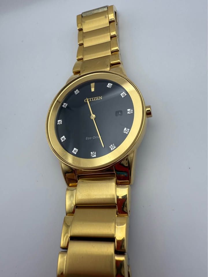 Citizen Eco-Drive Axiom Mens Watch, Stainless Steel - Gold (Used) (4 of 4)