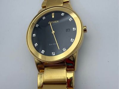 Citizen Eco-Drive Axiom Mens Watch, Stainless Steel - Gold (Used) (4 of 4)