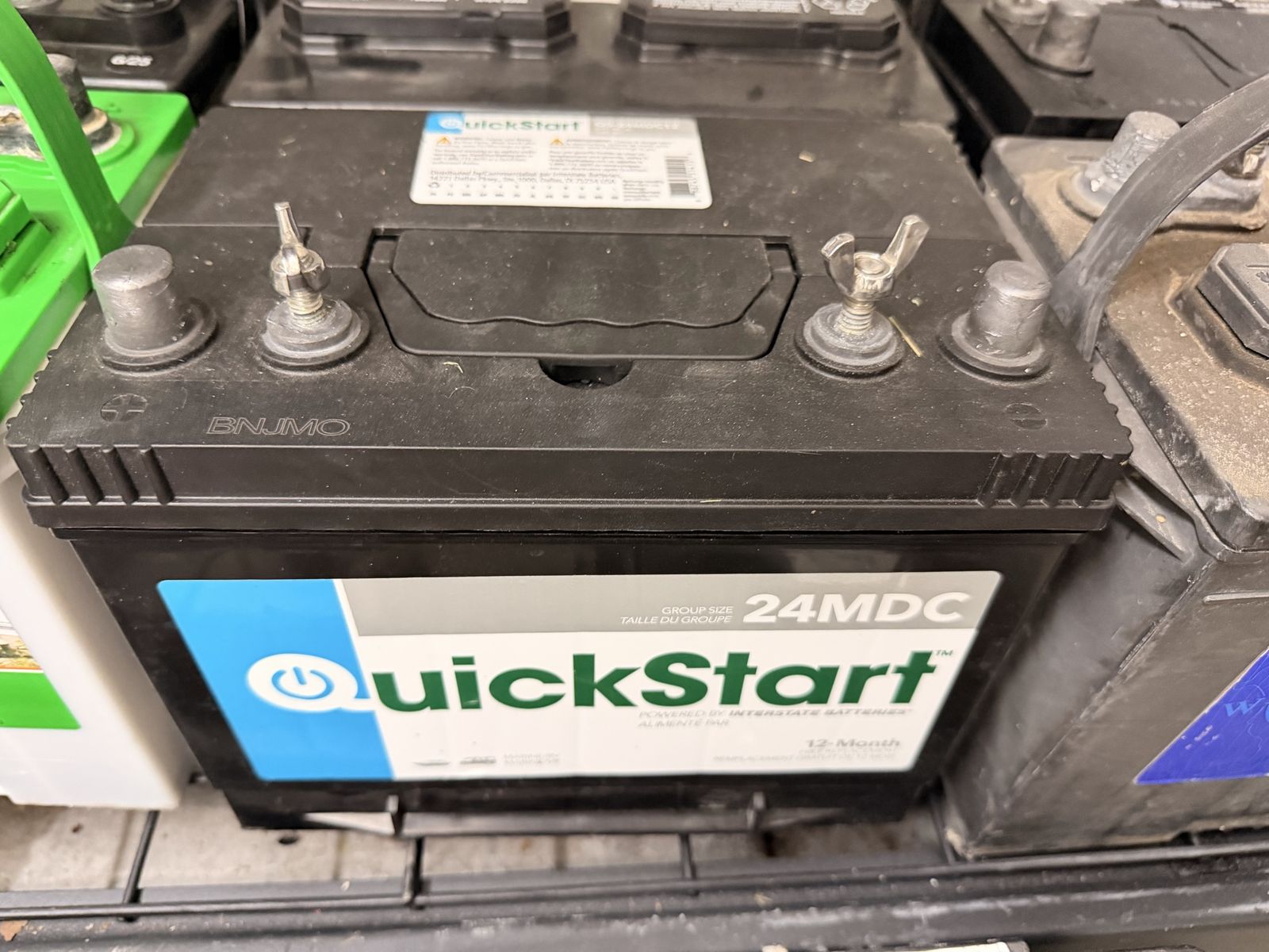 Battery Marine QuickStart 24MDC 12-Month Group Size Battery, Powered by Interstate Batteries
