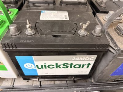 Battery Marine QuickStart 24MDC 12-Month Group Size Battery, Powered by Interstate Batteries