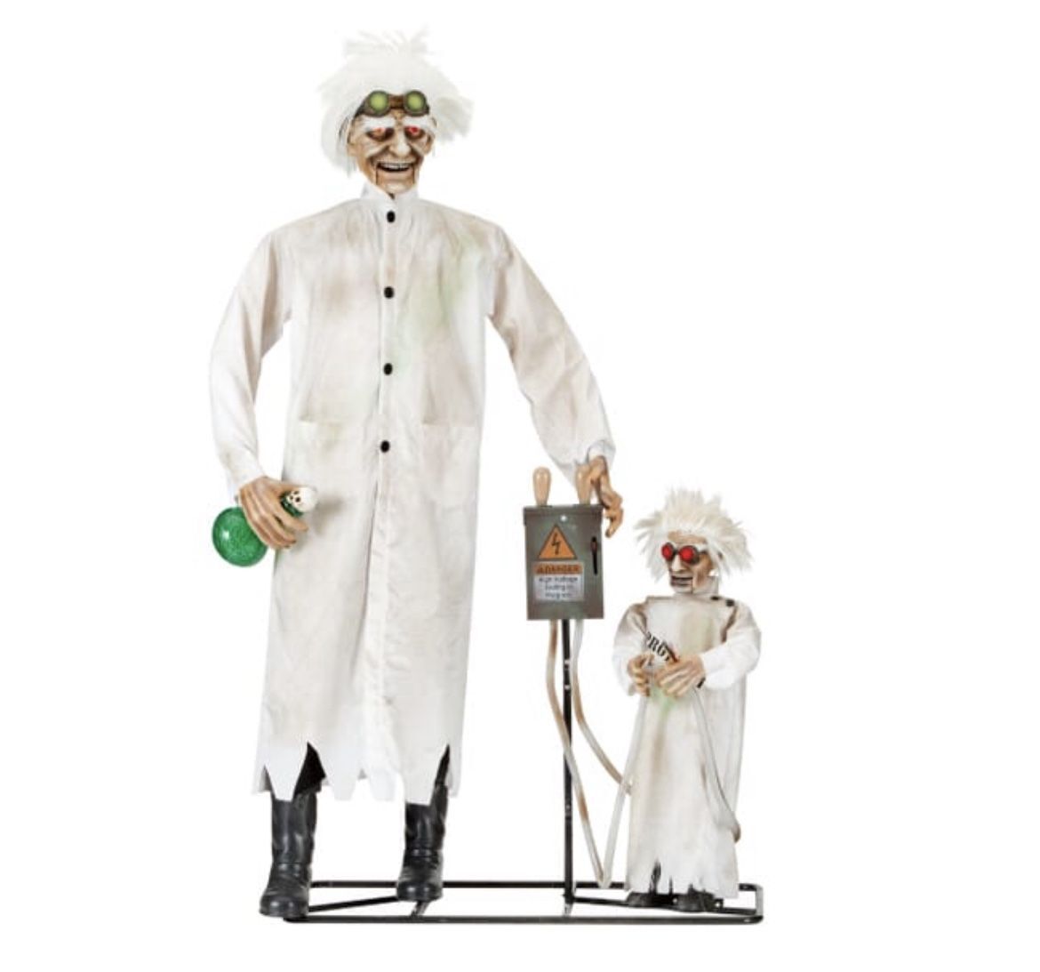 Halloween MAD Scientist Monster FRANKENSTEIN animatronic Home Decor Decoration Yard Prop