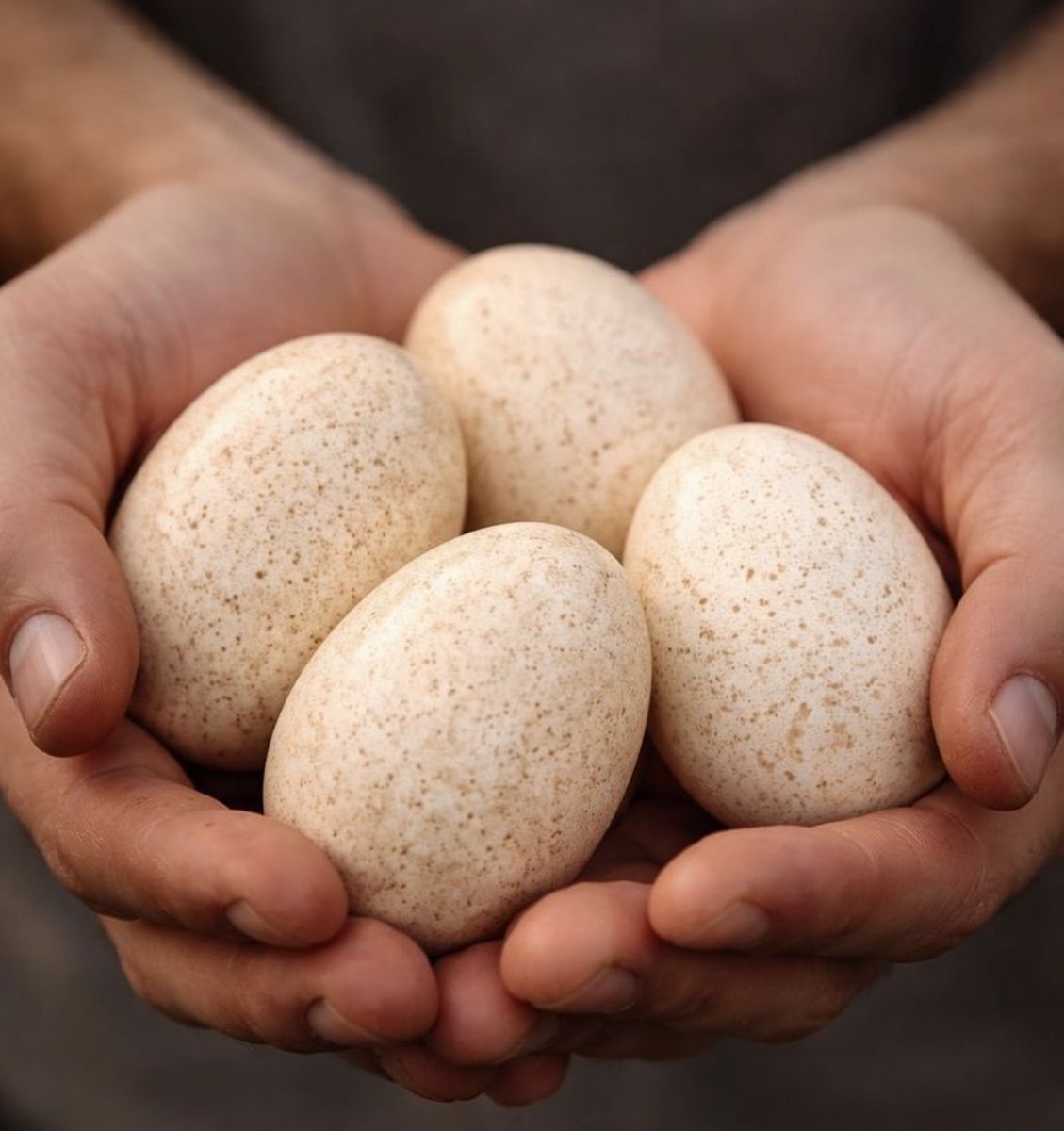 Fertilized heritage turkey eggs