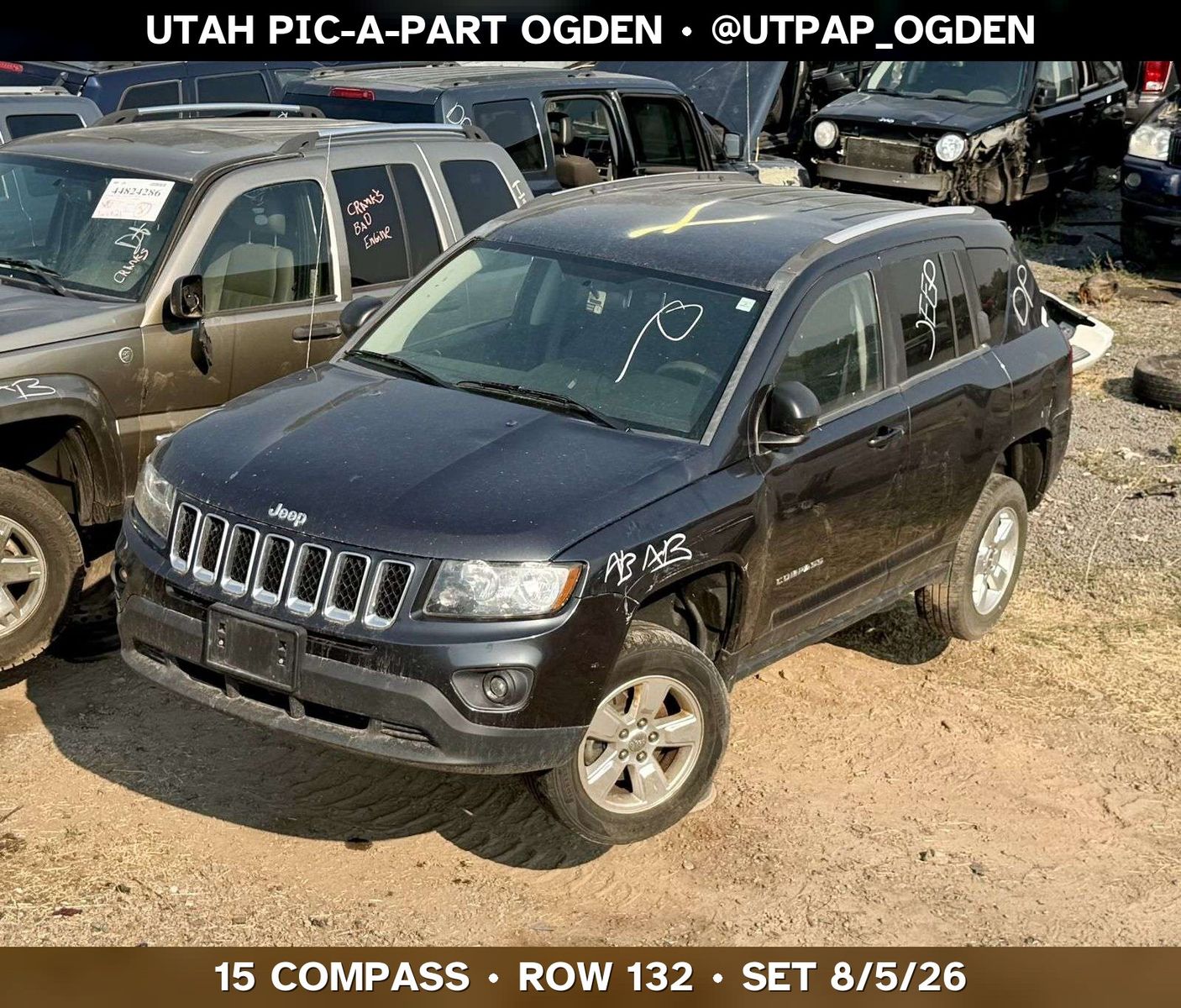 Just In! 2015 Jeep Compass Parts - UTPAP Ogden