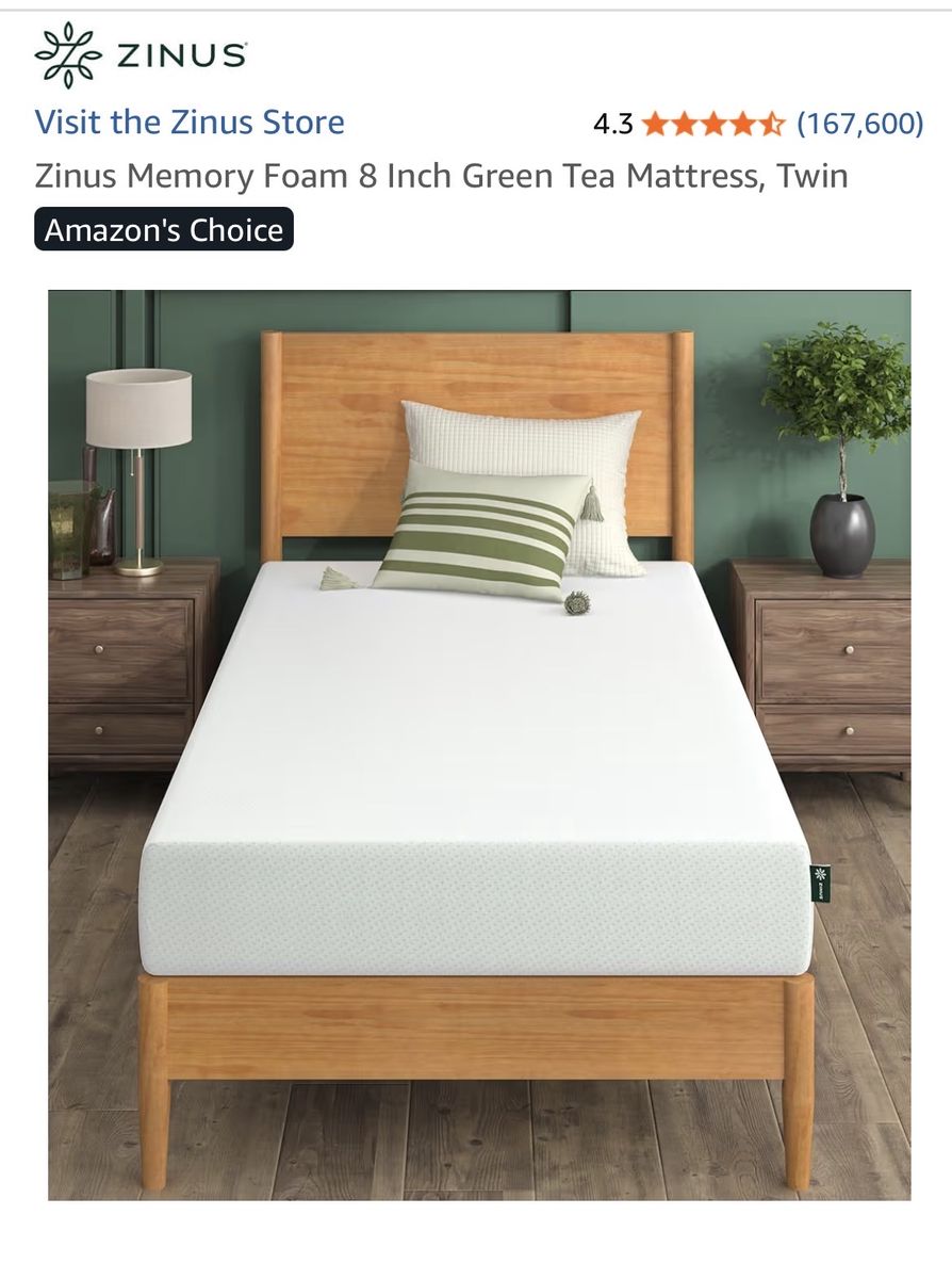 Twin Memory Foam Mattress
