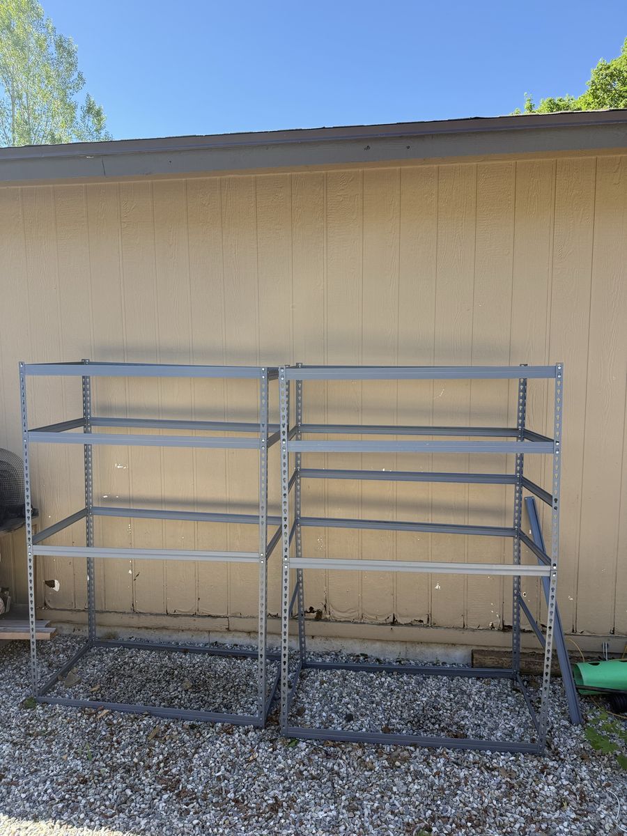 Storage shelves (frames only)