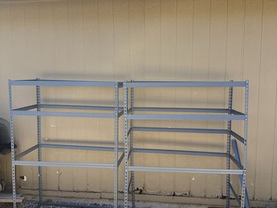 Storage shelves (frames only)