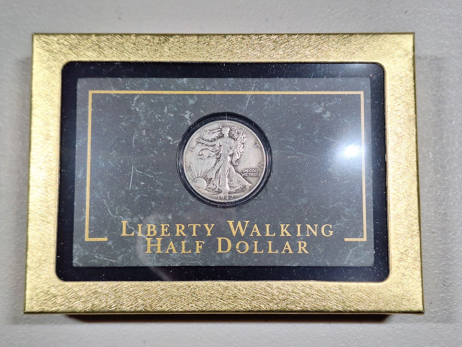 Liberty Silver Half Dollar Single Coin Display Case