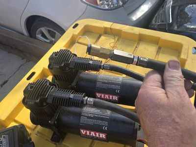 Air Lift Performance Air Suspension Kit VIAIR 444C Compressors, Tanks, Manifold, fittings