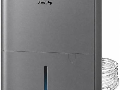 AEOCKY 50 Pint/Day Dehumidifier, 3500 Sq.ft Color Light Gray