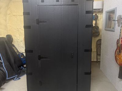 Black Portable Sound Booth/ With acoustic Foam