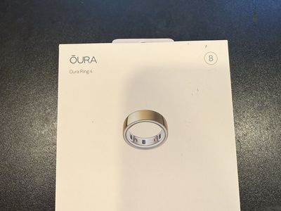 Oura Ring 4, size 8, gold