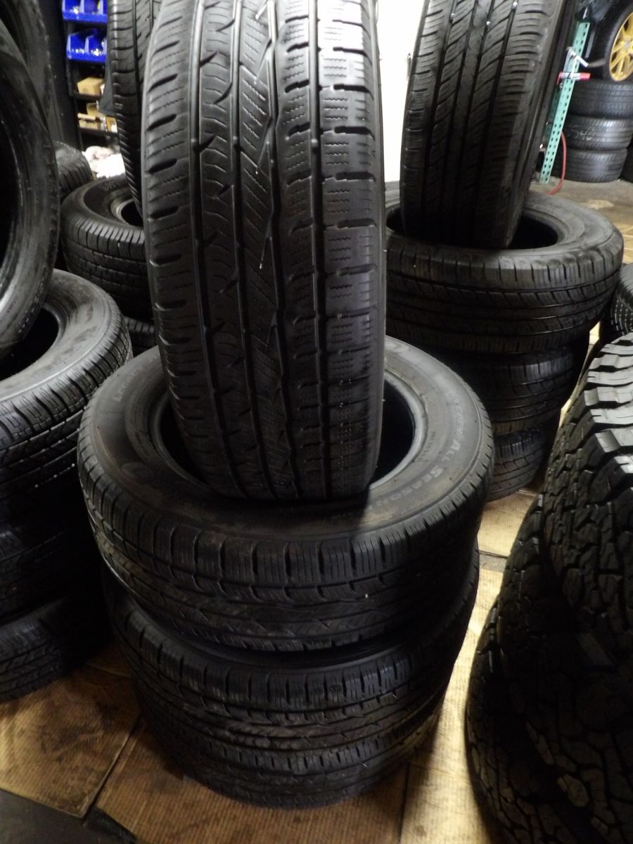 215/60R16 BIG O LEGACY A/S PLUS SET OF USED TIRES