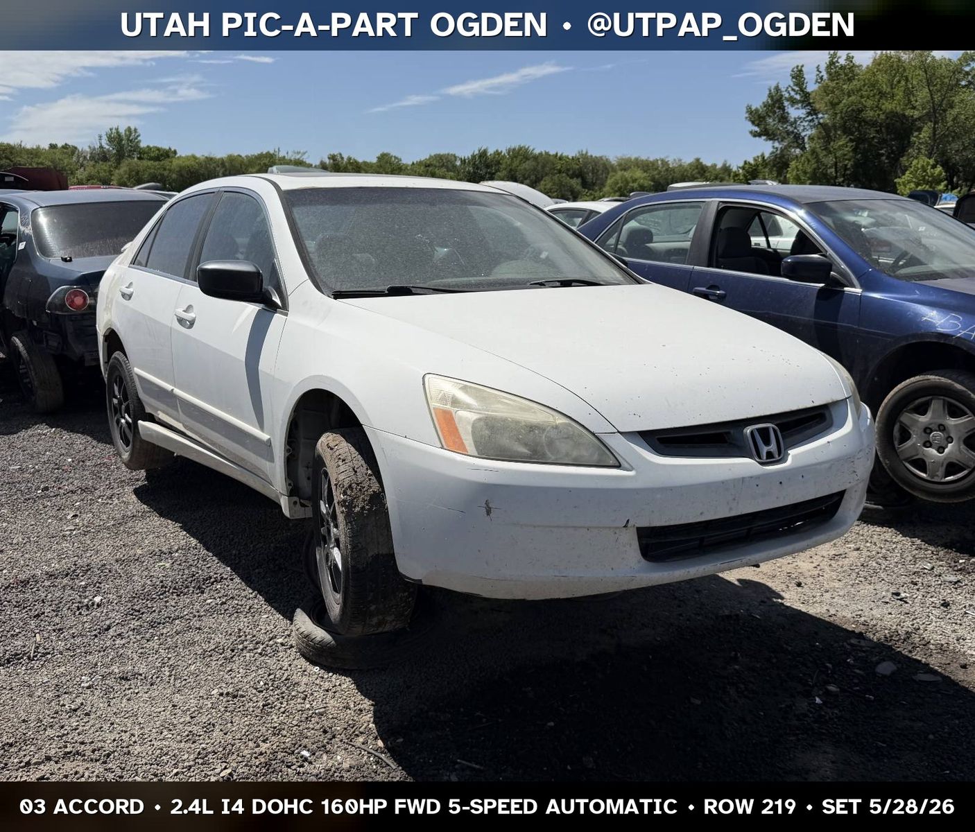 2003 Honda Accord Parts - UTPAP Ogden