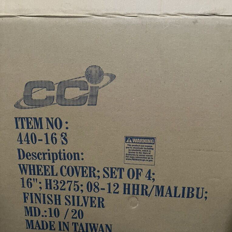 07-12 Chevrolet HHR 16 Silver Wheel Covers