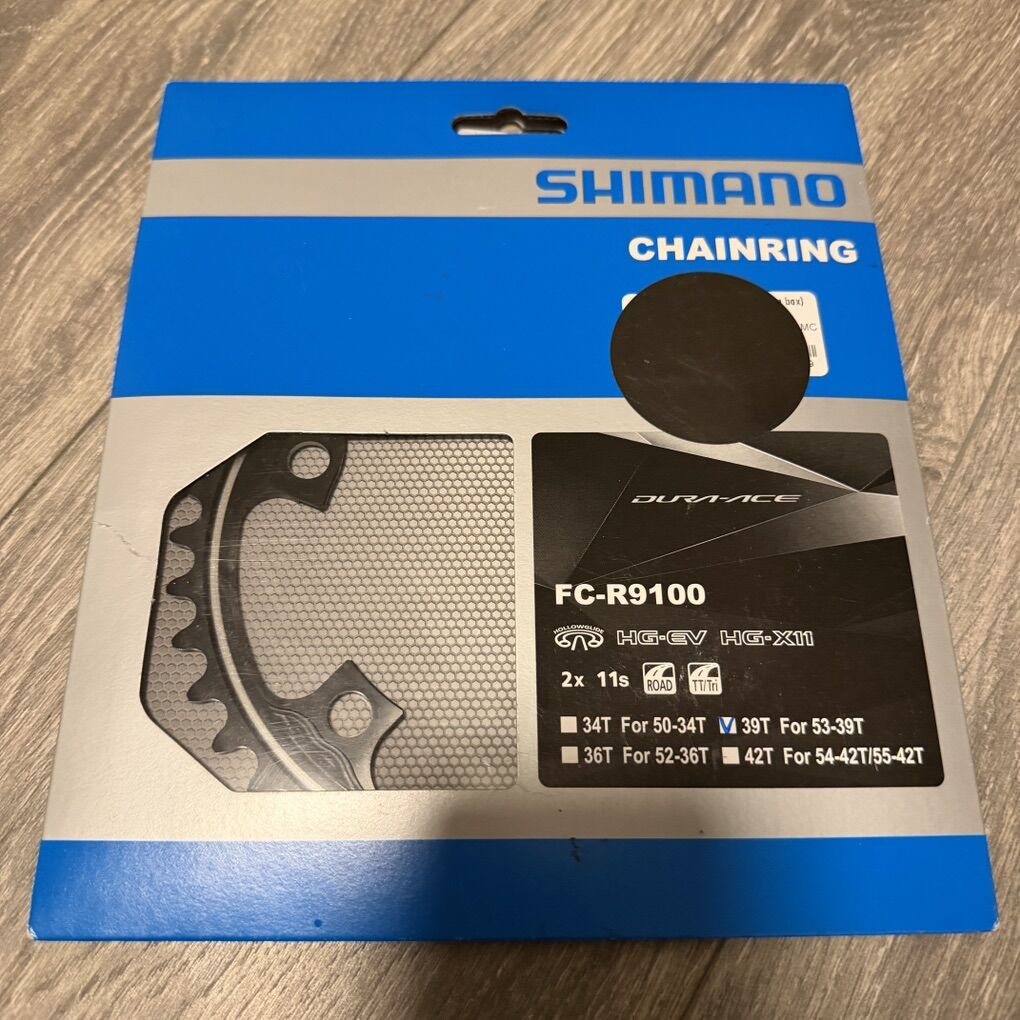 Shimano Dura Ace R9100 39T Inner Chainring