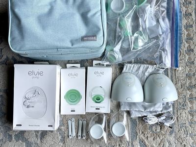 Like New Elvie With New Parts Wearable Double Breast Pump