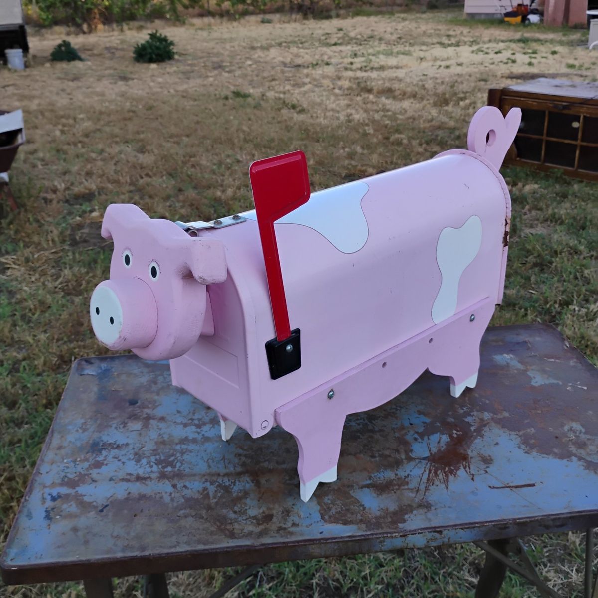 Pig Mailbox Custom Maid Standard Size