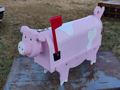 Pig Mailbox Custom Maid Standard Size
