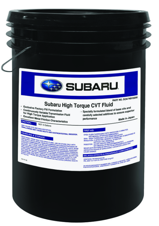 Subaru High Torque CVT Fluid Part # SOA748v0200 6qt