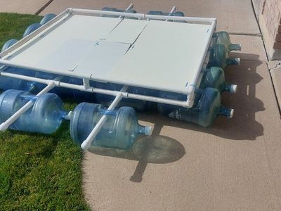 Free DIY Made Pontoon float