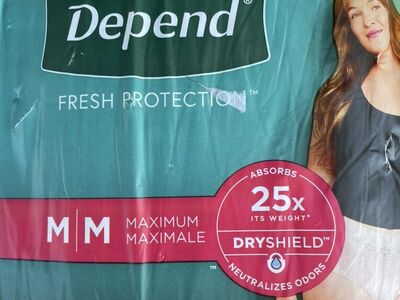 Depend Fresh Protection Womens underwear Medium
