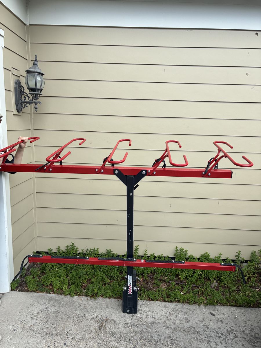 VelociRAX 5X MAX 5‑Bike Rack – w/ Hitch Extension & Locks