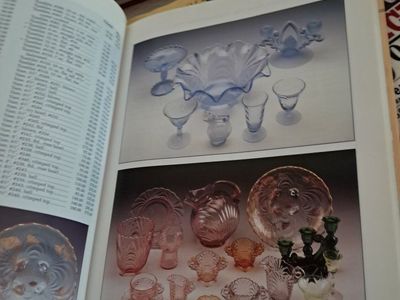 Vintage Depression Glassware Collector's Book Lot - American Glass, Elegant Glassware, Furniture, Jewelry, Knick-Knacks