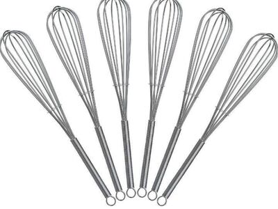 250 - 8" Stainless Steel Whisks