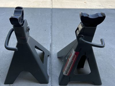 Pittsburgh Automotive 12 Ton Steel Jack Stands (Pair) - Used but Fully Functional