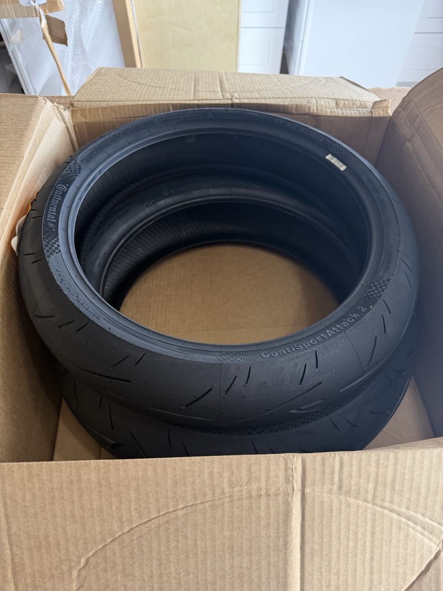 Conti sport 2 motorcycle tires NEW