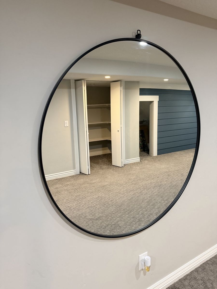 48” Round Wall Mirror – Like New – Half Retail Price!