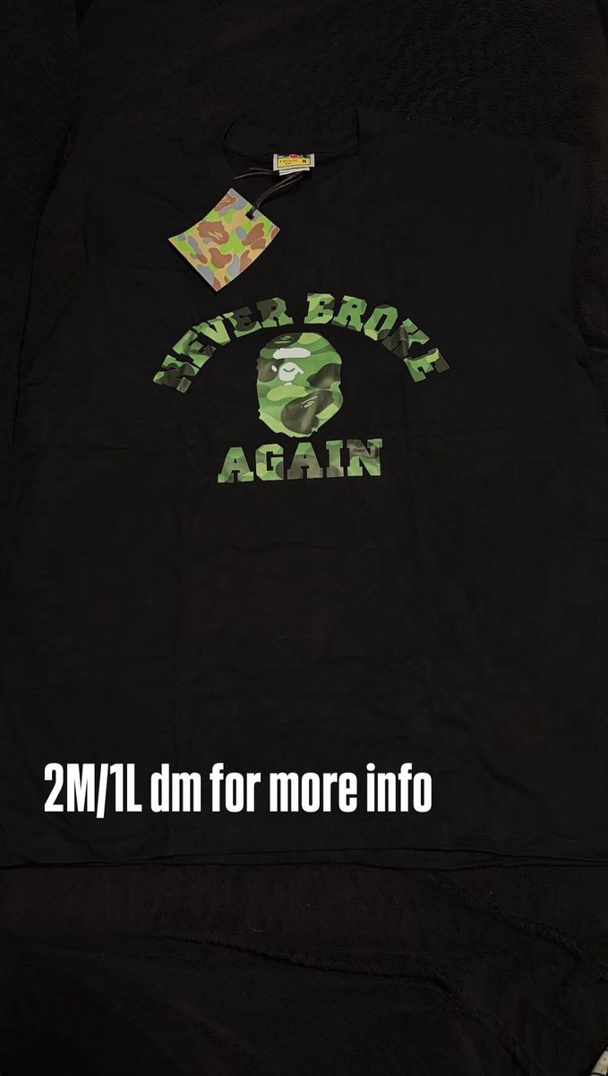 young boy bape shirt